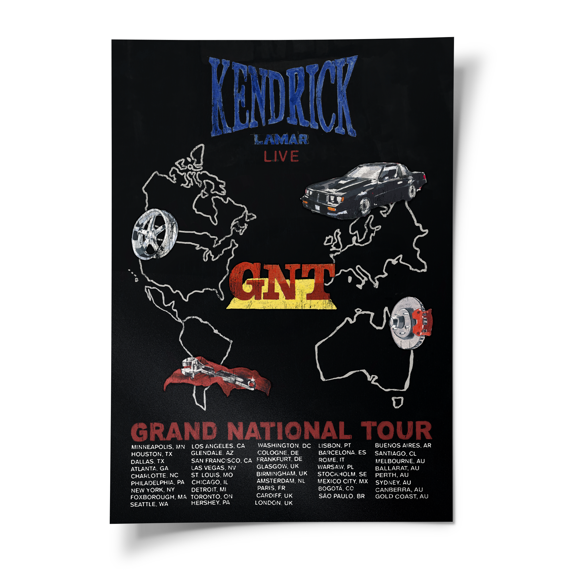 GNT Live Tour Litho